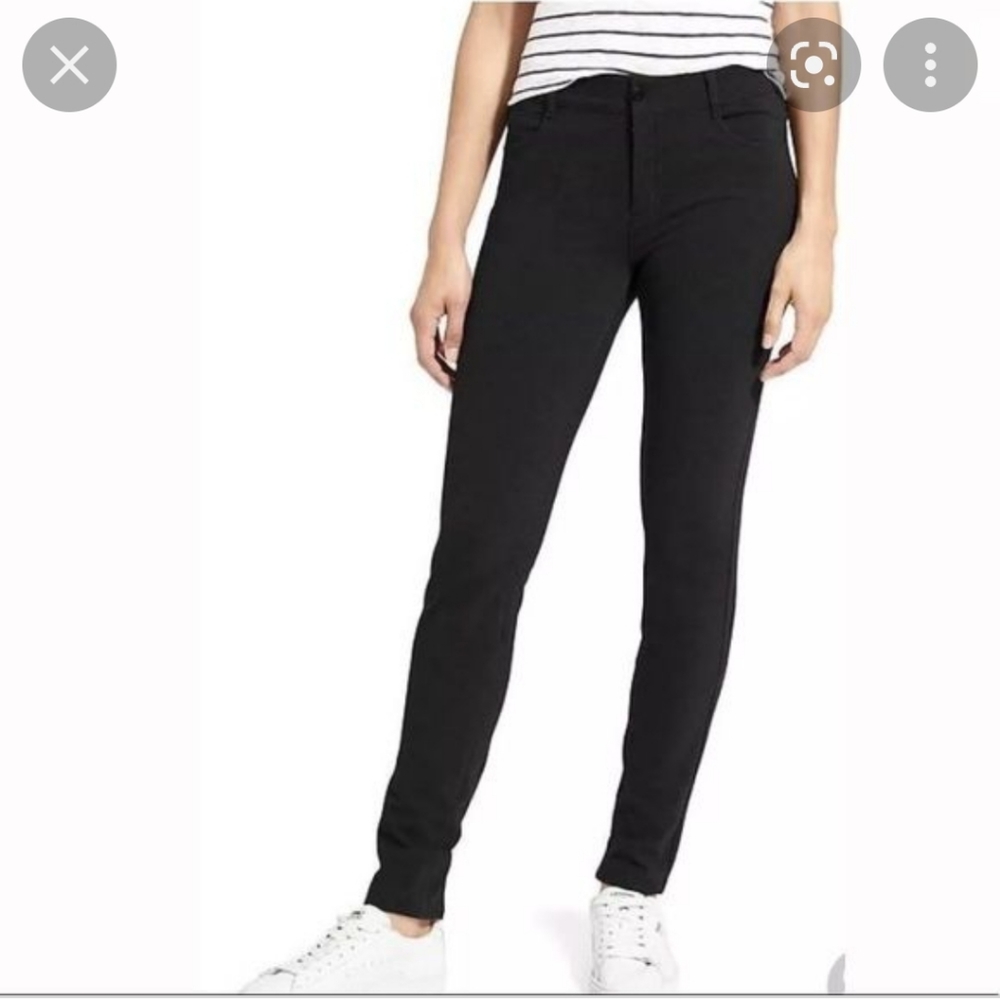 Athleta Avenue Ponte Skinny Knit‎ Pants Black Size 8